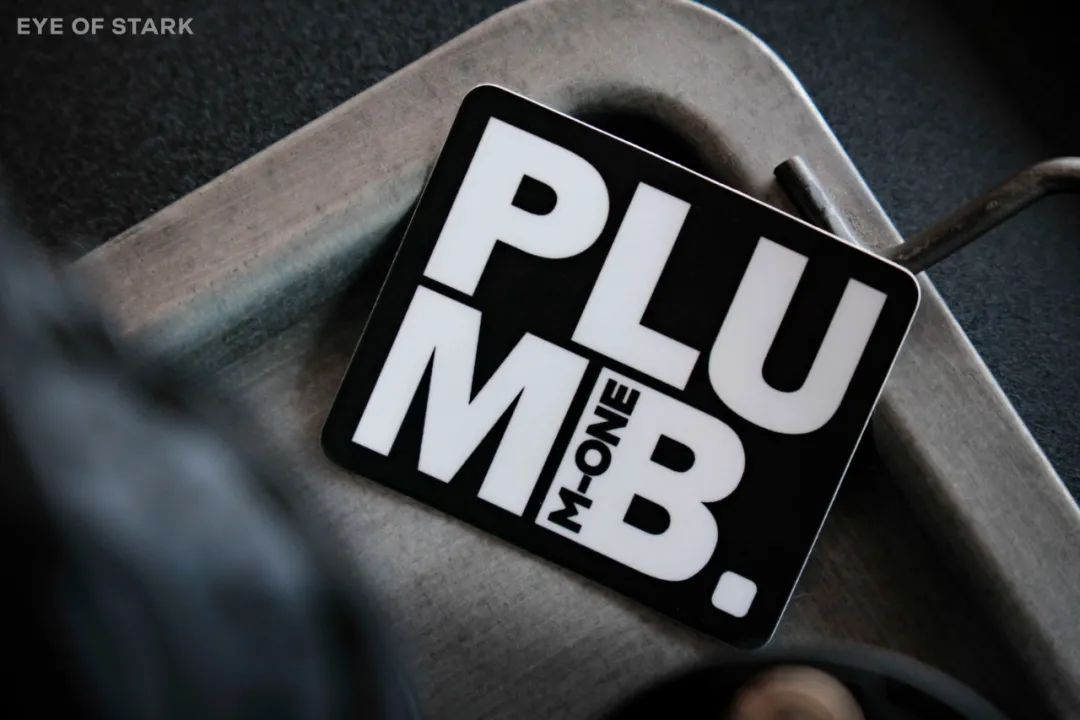 PLUMB joint model stickers/badges